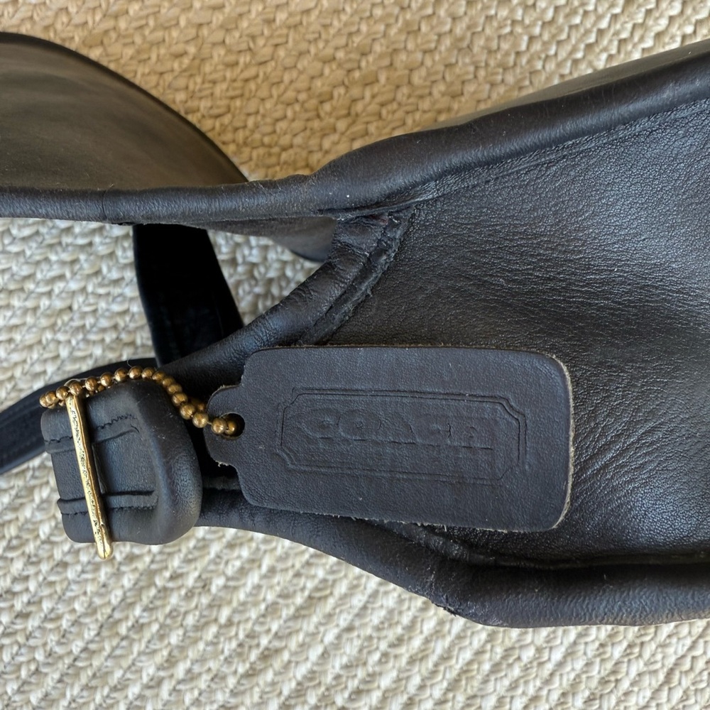 Vintage Coach Classic Black Pouch Bag 9170 ✨Rare✨ - Picture 5 of 11